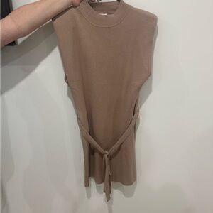 Le Lis Tan Knit Dress